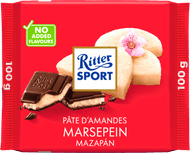 Foto van Ritter Sport Chocolade met marsepein