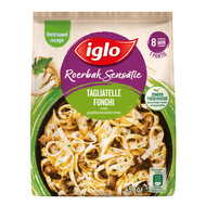 Iglo Roerbaksensatie tagliatelle bospaddenstoelen Foto van Iglo Roerbaksensatie tagliatelle bospaddenstoelen