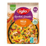 Iglo Roerbaksensatie Spaanse paella Foto van Iglo Roerbaksensatie Spaanse paella