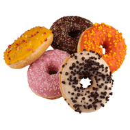 Foto van Donuts diverse toppings