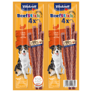 Vitakraft Beefsticks original kalkoen 4stuks Foto van Vitakraft Beefsticks original kalkoen 4stuks