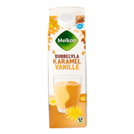 Melkan Dubbelvla vanille-karamel Foto van Melkan Dubbelvla vanille-karamel