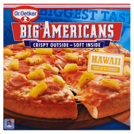 Foto van Dr. Oetker Big Americans pizza Hawaii