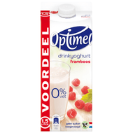Optimel Drink voordeelverpakking framboos 0% vet Foto van Optimel Drink voordeelverpakking framboos 0% vet