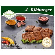 Foto van Mekkafood Ribburger 4 stuks