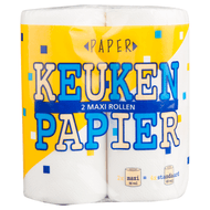 Paper Keukenpapier maxi 96 vel 2 laags Foto van Paper Keukenpapier maxi 96 vel 2 laags