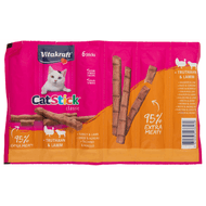 Vitakraft Kattensnacks sticks mini kalkoen-lam Foto van Vitakraft Kattensnacks sticks mini kalkoen-lam