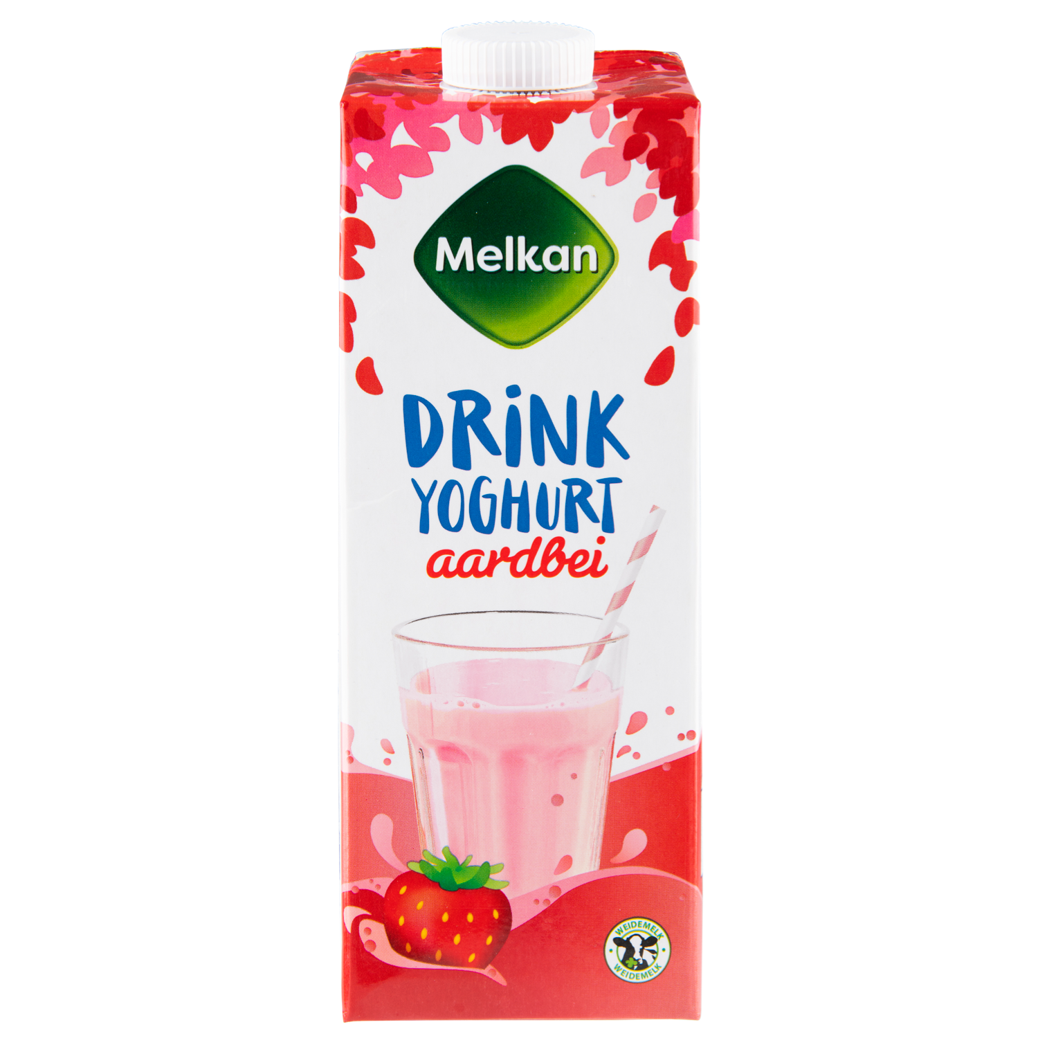 Melkan Drinkyoghurt aardbei