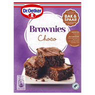 Dr. Oetker Brownies mix choco Foto van Dr. Oetker Brownies mix choco