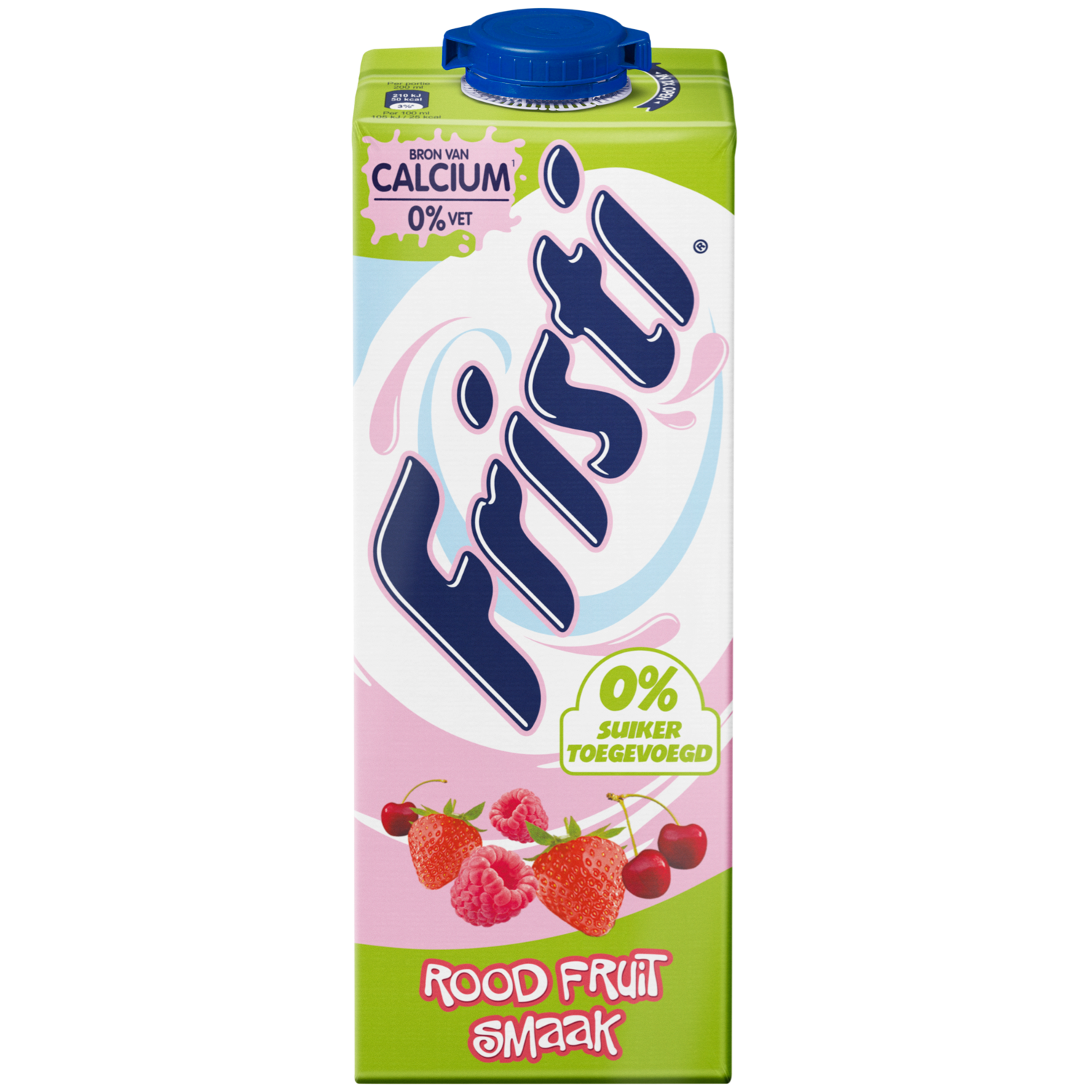 Fristi Drinkyoghurt rood fruit (zonder suiker)