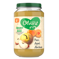 Foto van Olvarit 6+ Maanden Peer Appel Abrikoos