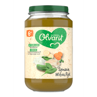Foto van Olvarit 6+ Maanden Spinazie Witvis Rijst
