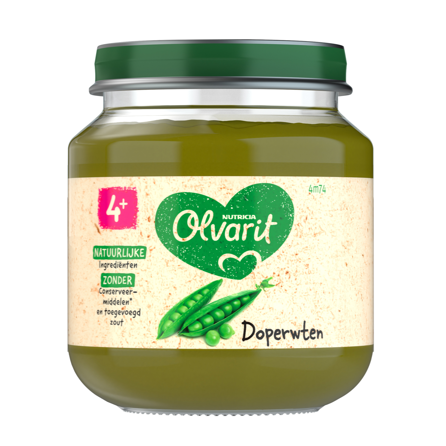 Olvarit 4+ Maanden Doperwten