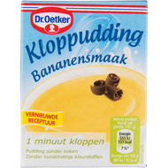 Dr. Oetker Kloppudding banaan Foto van Dr. Oetker Kloppudding banaan