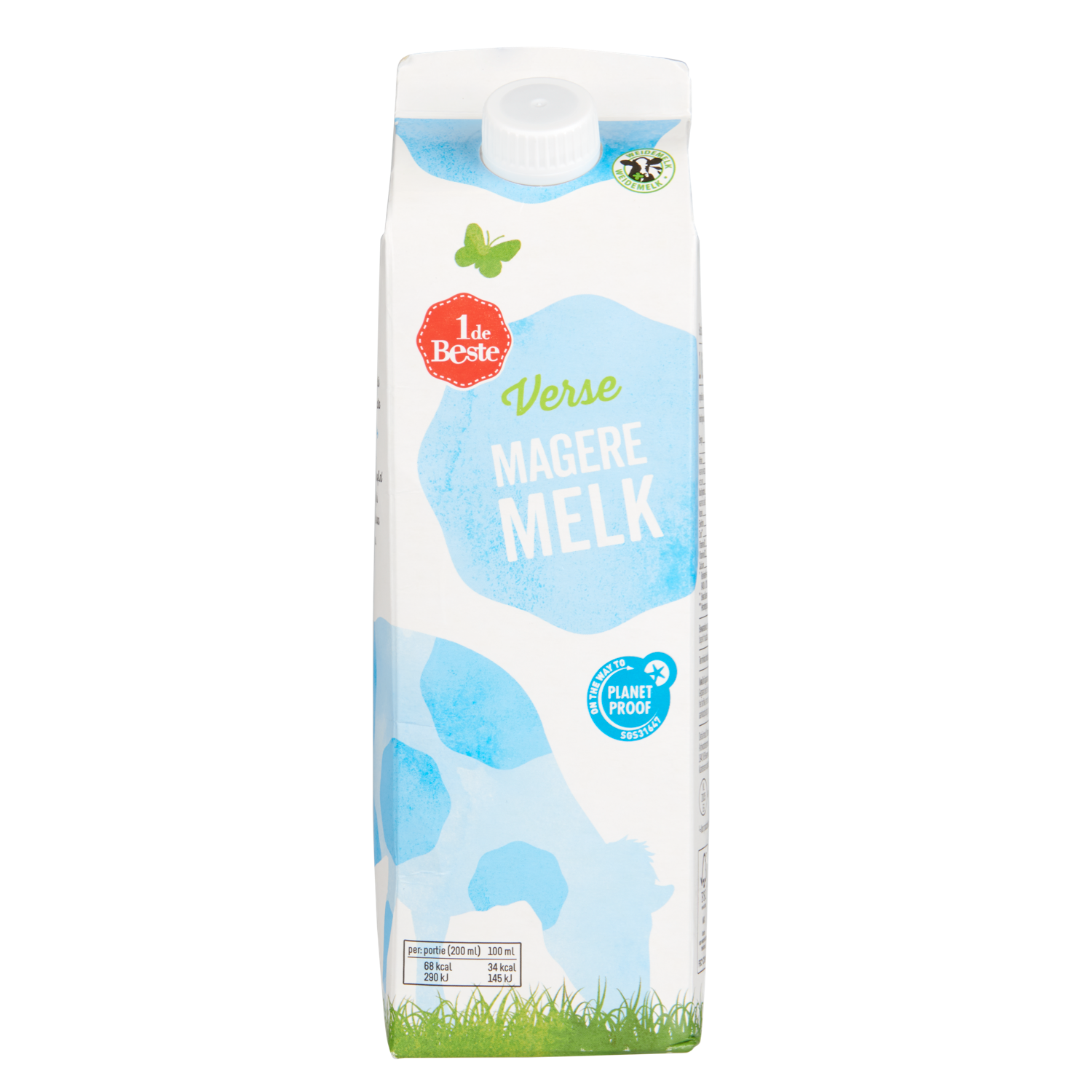 1 de Beste Magere melk