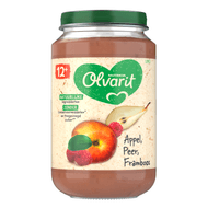 Olvarit 12+ Maanden Appel Peer Framboos Foto van Olvarit 12+ Maanden Appel Peer Framboos