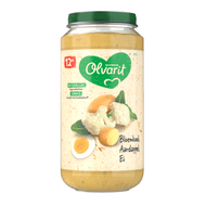 Olvarit 12+ Maanden Bloemkool Aardappel Ei Foto van Olvarit 12+ Maanden Bloemkool Aardappel Ei