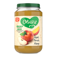 Olvarit 12+ Maanden Appel Perzik Mango Foto van Olvarit 12+ Maanden Appel Perzik Mango