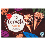1 de Beste Mini cornets 12 stuks Foto van 1 de Beste Mini cornets 12 stuks