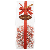 Baronie Kerst gevulde musketkransen rood Foto van Baronie Kerst gevulde musketkransen rood