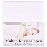 Molton kussensloop afmeting 60 x 70 cm Foto van Molton kussensloop afmeting 60 x 70 cm