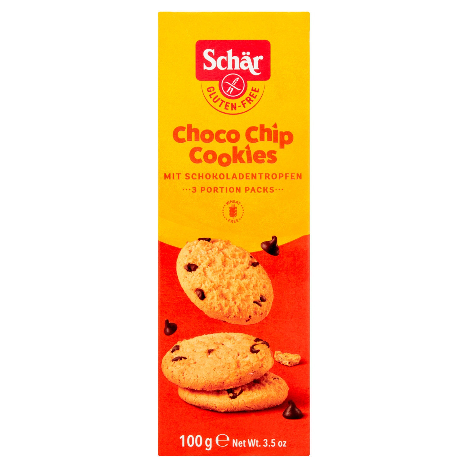 Schär Cookies choco chip glutenvrij