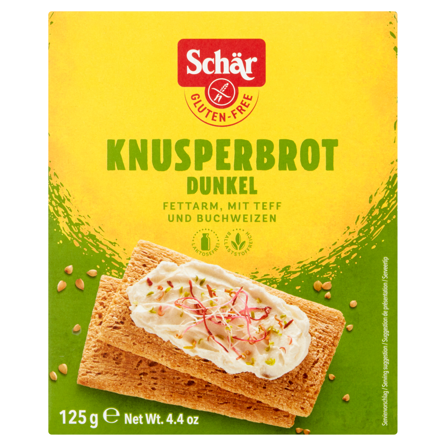 Schär Knackebrood donkerbruin glutenvrij