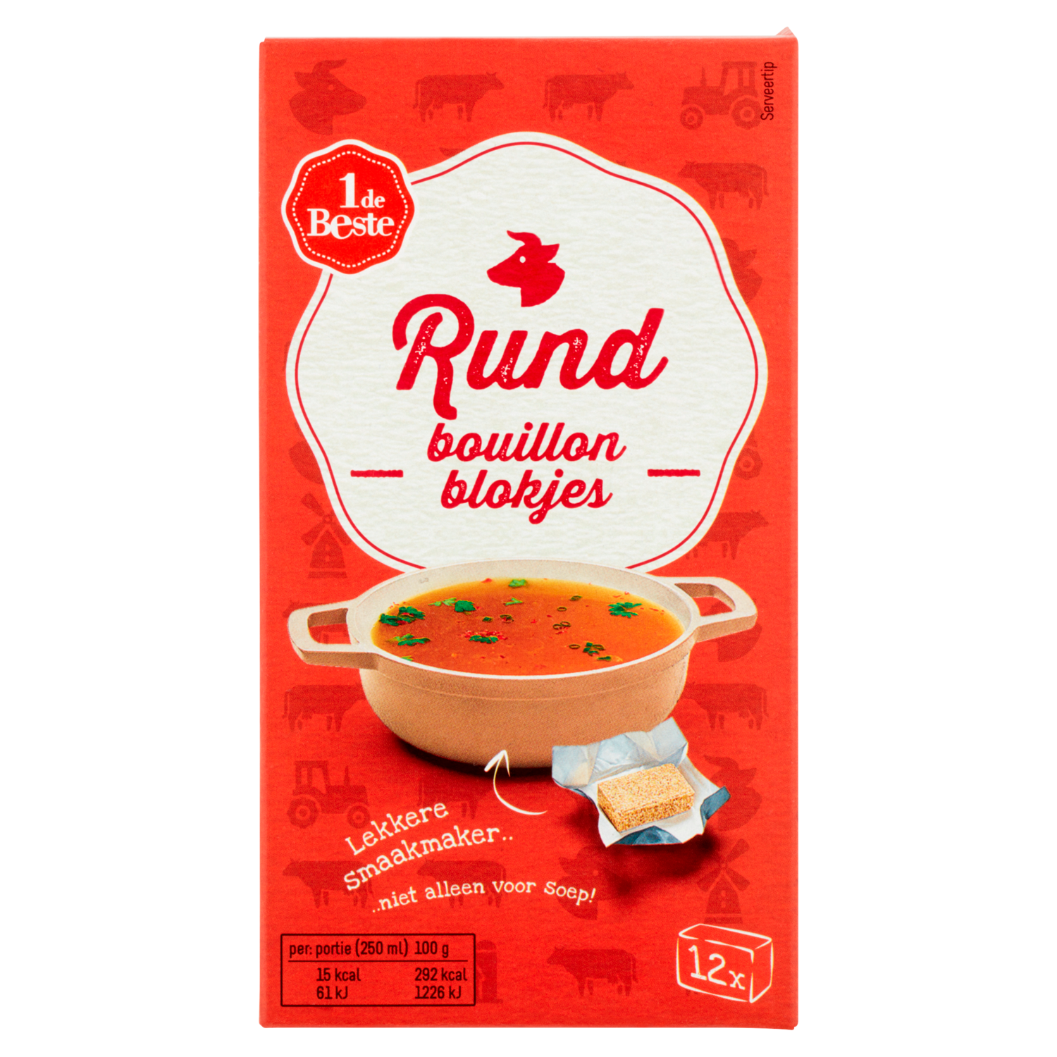 1 de Beste Bouillonblokjes rund