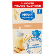 Nestlé Pyjamapapje biscuit 6+mnd Foto van Nestlé Pyjamapapje biscuit 6+mnd