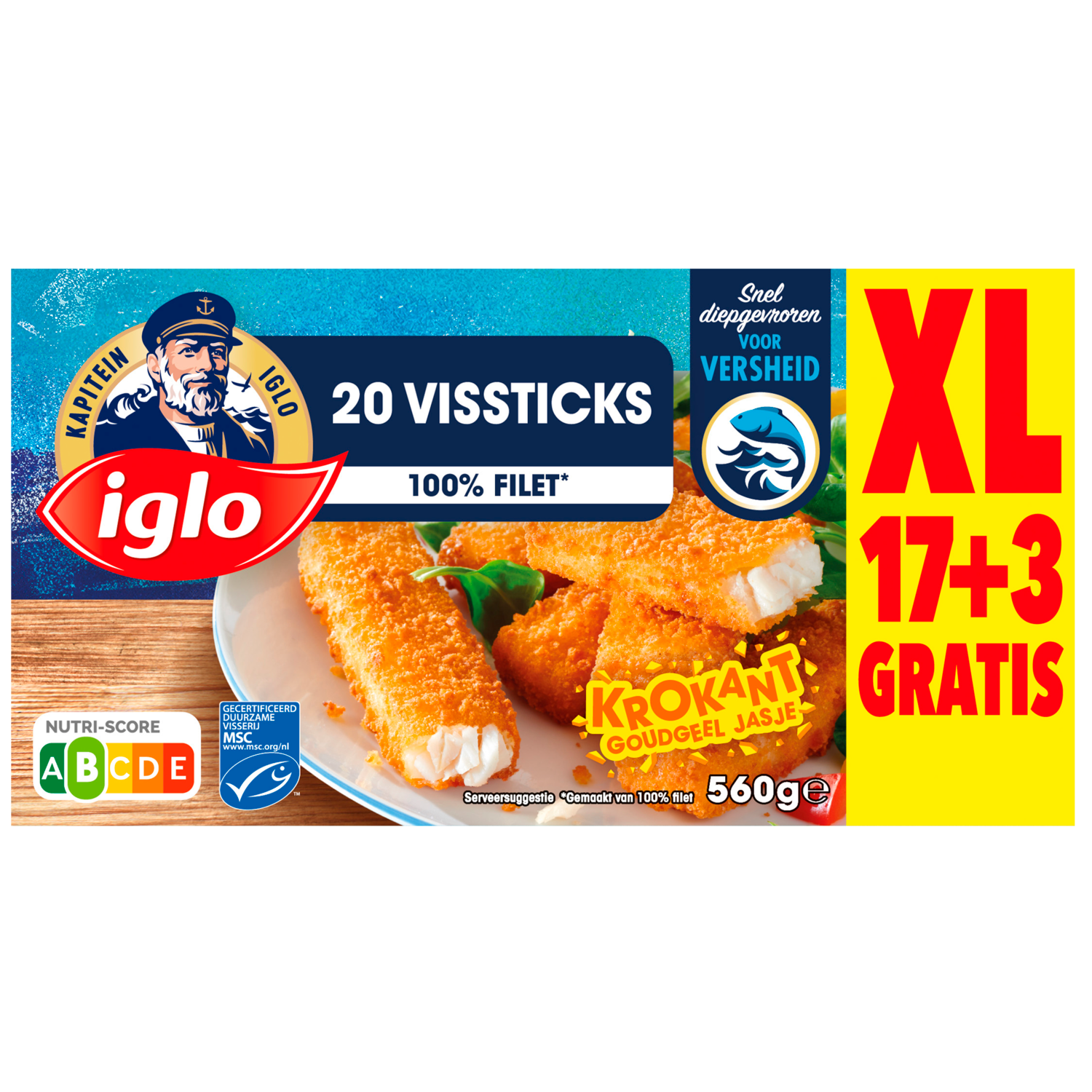 Iglo Vissticks 20 stuks