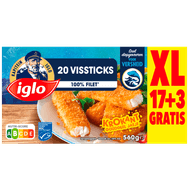 Iglo Vissticks 20 stuks Foto van Iglo Vissticks 20 stuks