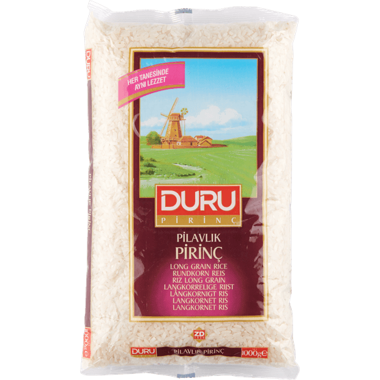 Foto van Duru Rijst op witte achtergrond