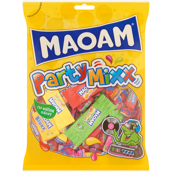 Foto van Maoam Partymix op witte achtergrond