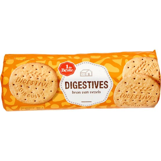 Foto van 1 de Beste Digestive biscuit op witte achtergrond