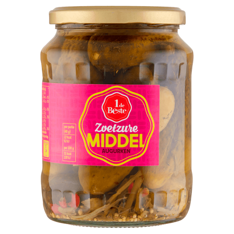 1 De Beste Augurken middel zoetzuur