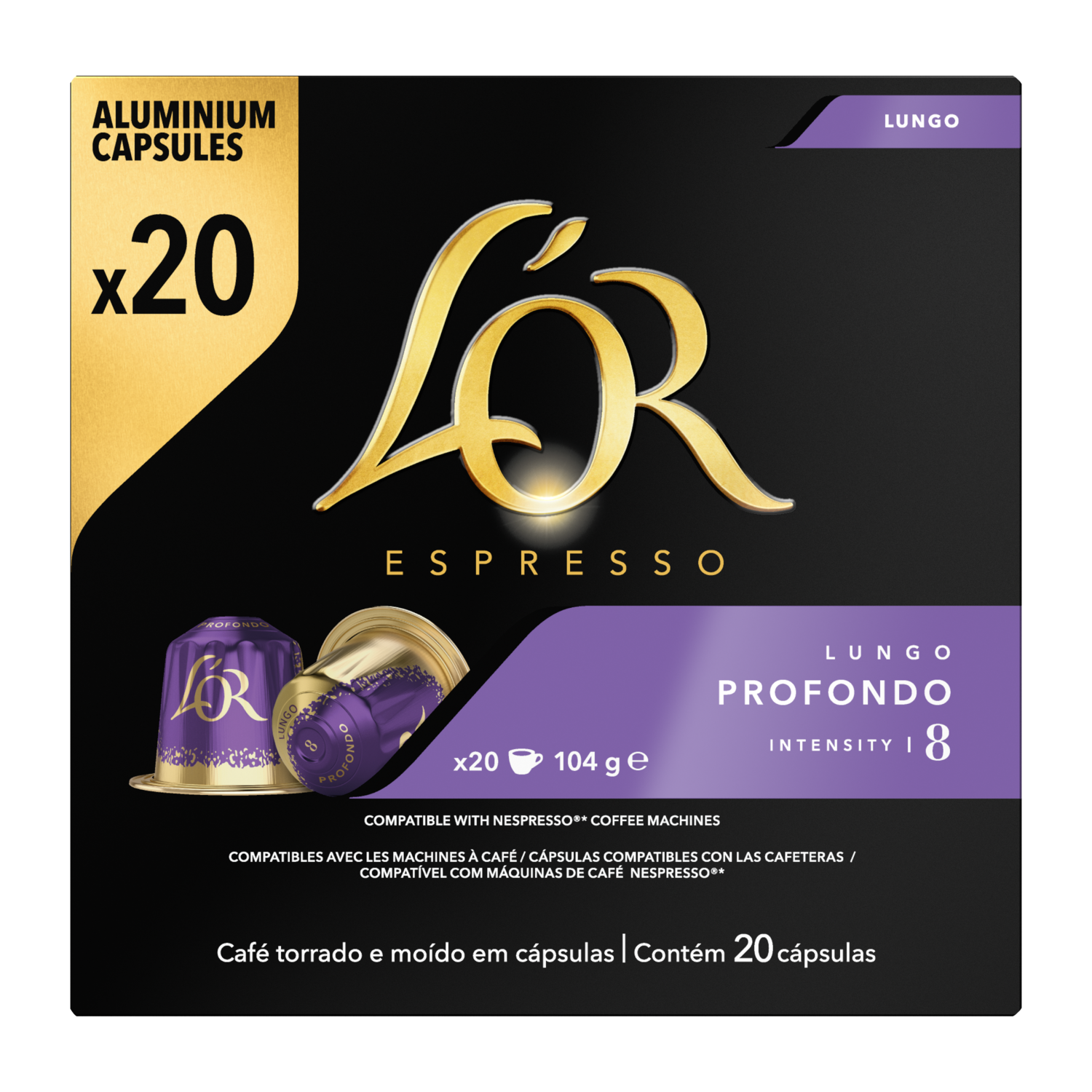 L'Or Lungo Profondo Koffiecups voordeelpak