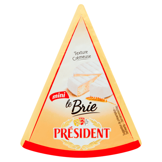 Foto van President Brie 60+ op witte achtergrond