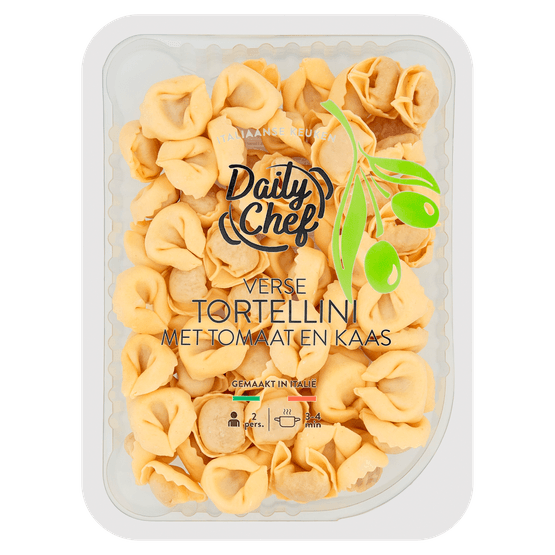 Foto van Daily Chef Tortellini tomaat-kaas op witte achtergrond