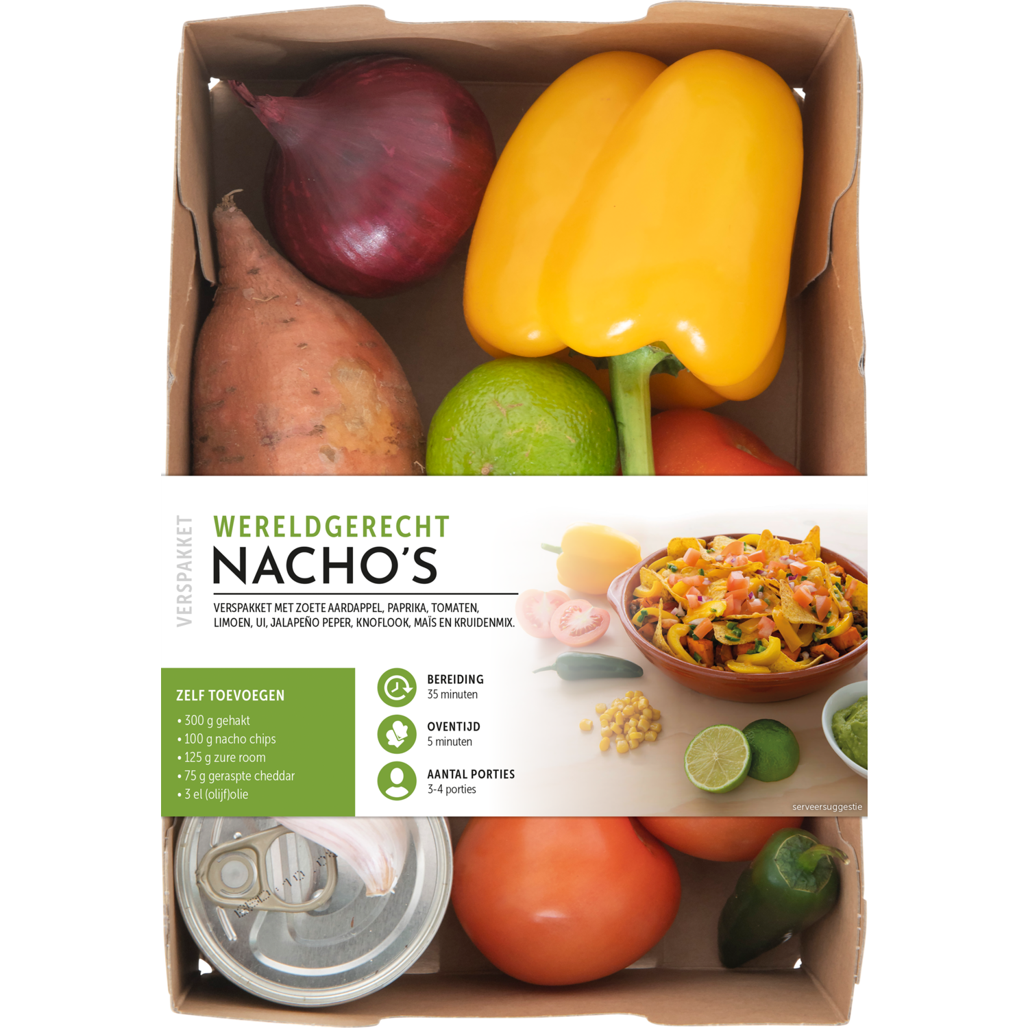Fresh & easy Verspakket nachos