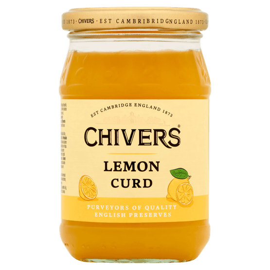 Foto van Chivers Lemon curd op witte achtergrond