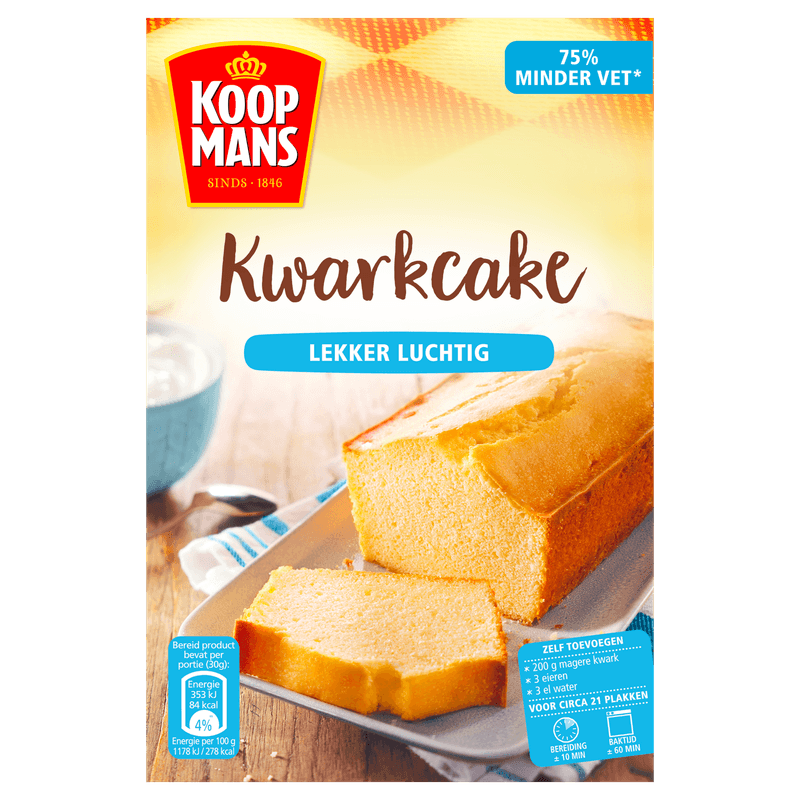 Koopmans Kwarkcake mix