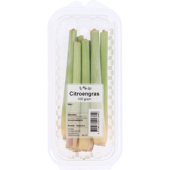 Foto van Citroengras op witte achtergrond