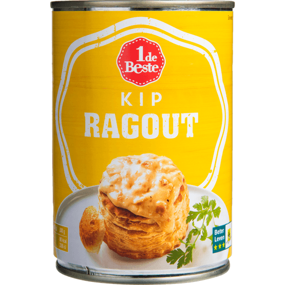 Foto van 1 de Beste Ragout kip op witte achtergrond