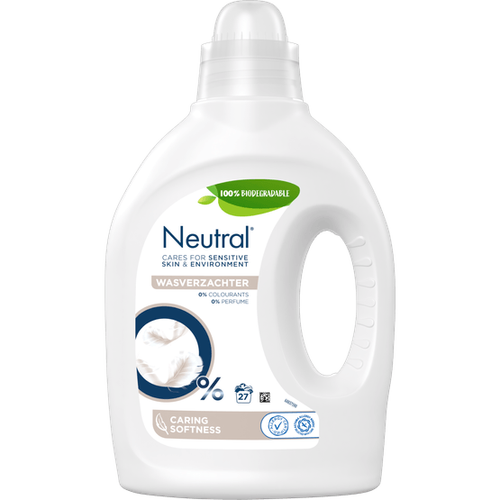 Foto van Neutral Wasverzachter 27 wasbeurten op witte achtergrond