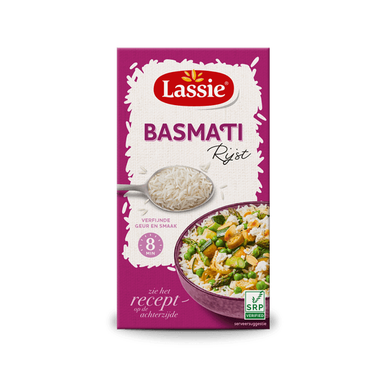 Foto van Lassie Basmatirijst op witte achtergrond