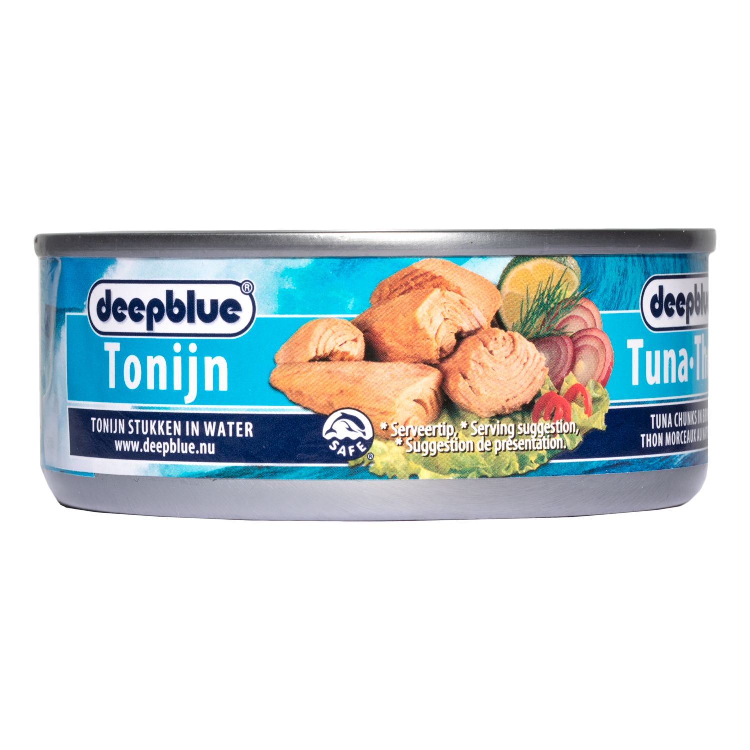 Deepblue Tonijnstukken in water