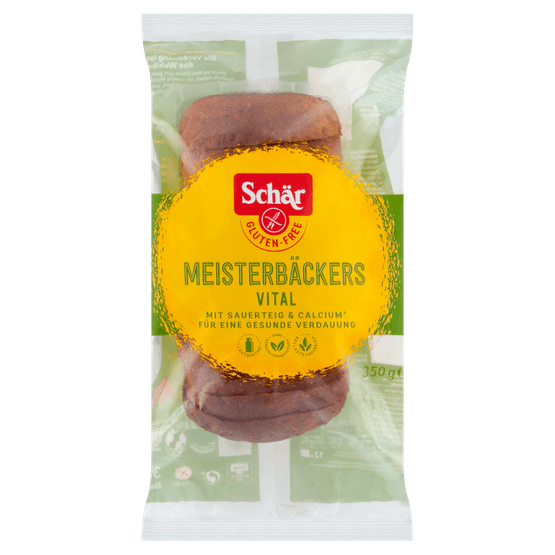 Foto van Schär Meisterbackers vital glutenvrij op witte achtergrond