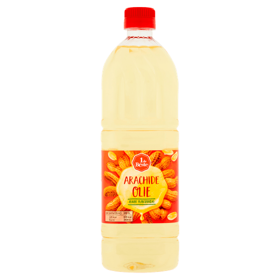 Foto van 1 de Beste Arachideolie op witte achtergrond