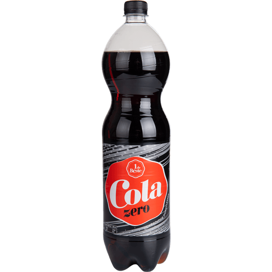 Foto van 1 de Beste Cola zero op witte achtergrond