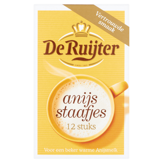 Foto van De Ruijter Anijsstaafjes op witte achtergrond